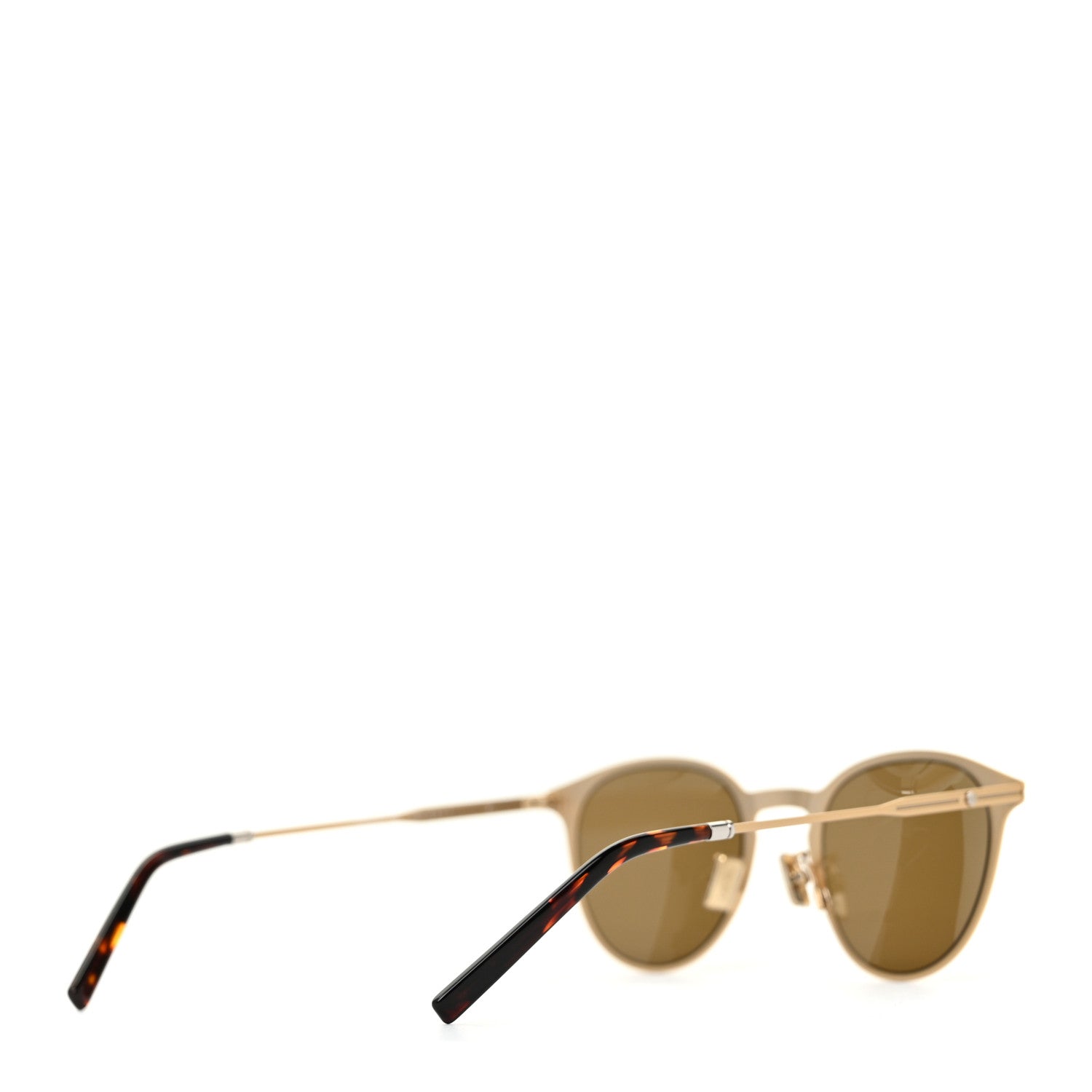 Christian Dior Essential 50mm Round Sunglasses Gold 4 of 8