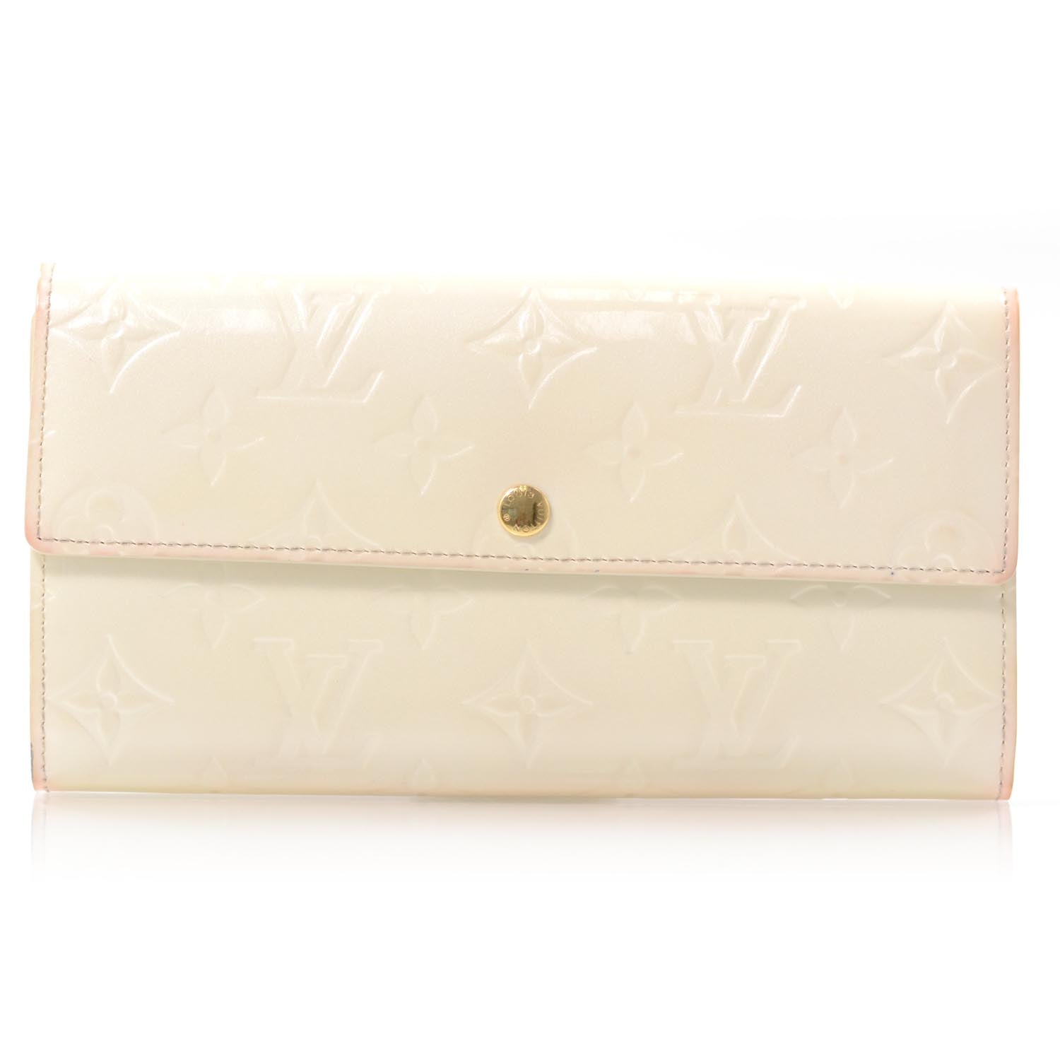 Louis Vuitton Vernis Sarah Wallet Perle 1 of 8