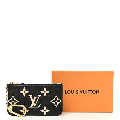 Louis Vuitton Empreinte Monogram Giant Key Pouch Black Beige 8 of 8