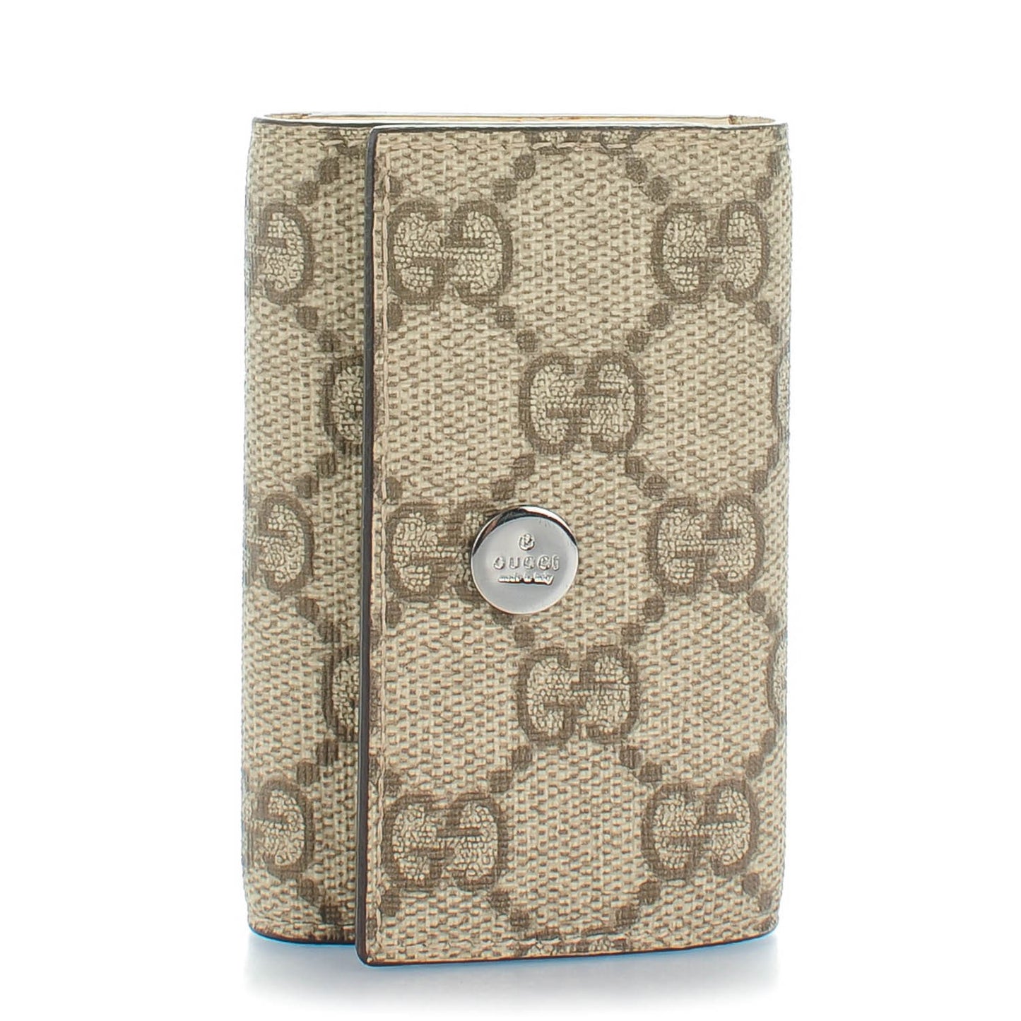 GG Supreme Monogram 6 Key Holder Case Off White