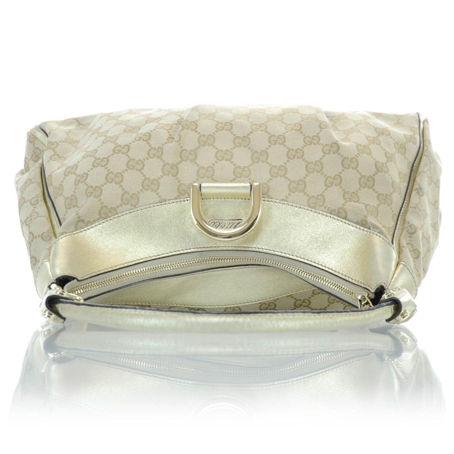 Monogram D Gold Hobo Metallic