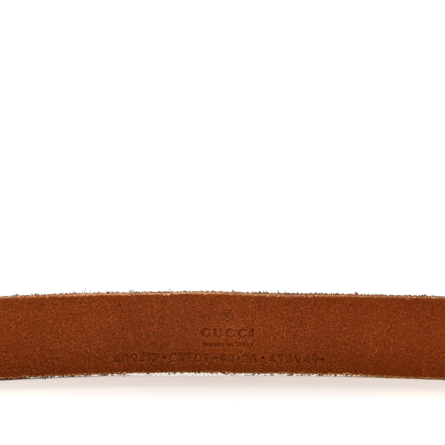 Gucci Faded Calfskin Double G 20mm Belt 90 36 Cuir 3 of 6