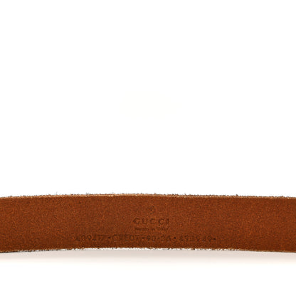 Gucci Faded Calfskin Double G 20mm Belt 90 36 Cuir 3 of 6