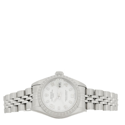 Rolex Stainless Steel 26mm Oyster Perpetual Date Watch White 79240 2 of 4