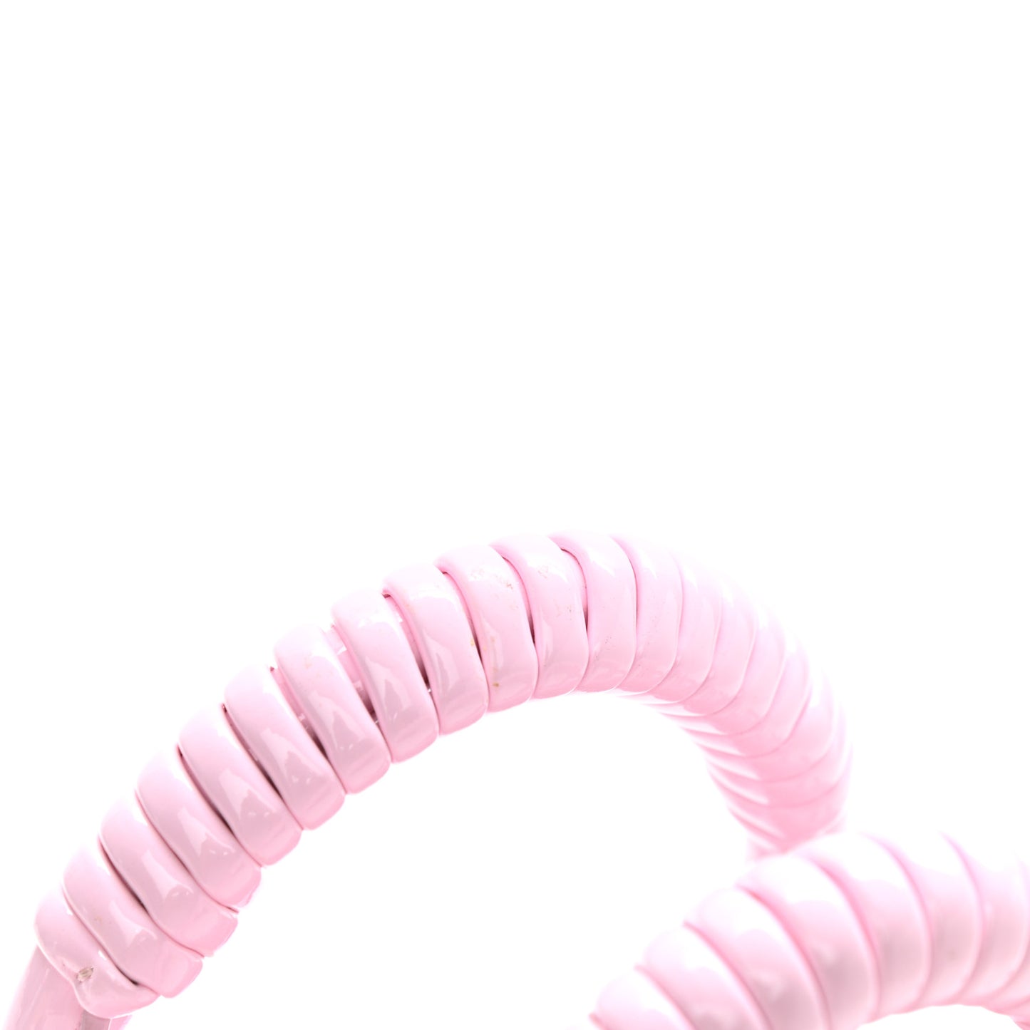 Faux Calfskin Braided Varnished XXS Bistro Basket Candy Pink