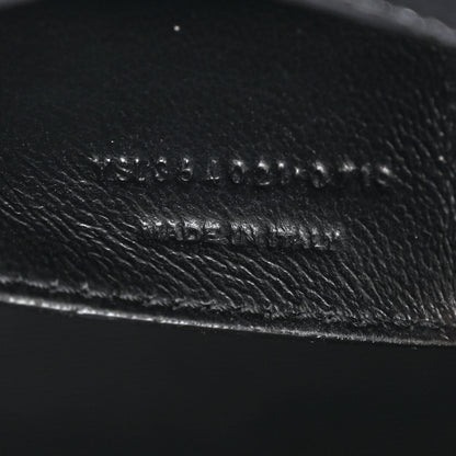 Saint Laurent Grain De Poudre Medium Classic Monogram Kate Satchel Black 7 of 12