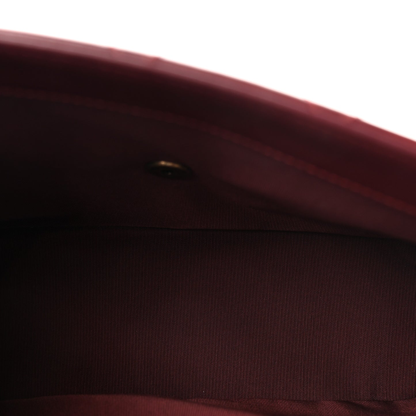 Glazed Calfskin Quilted Large Gold Bar Top Handle Flap Burgundy