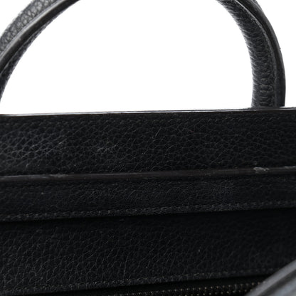 Celine Drummed Calfskin Nano Luggage Black 11 of 13