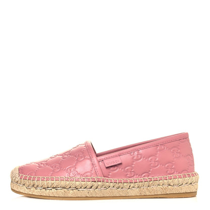 Gucci Guccissima Signature Espadrilles 35.5 Rose Baby Candy 1 of 7