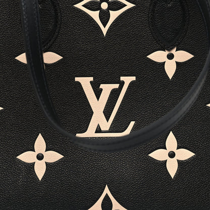Louis Vuitton Empreinte Monogram Giant Onthego MM Black Beige 7 of 10