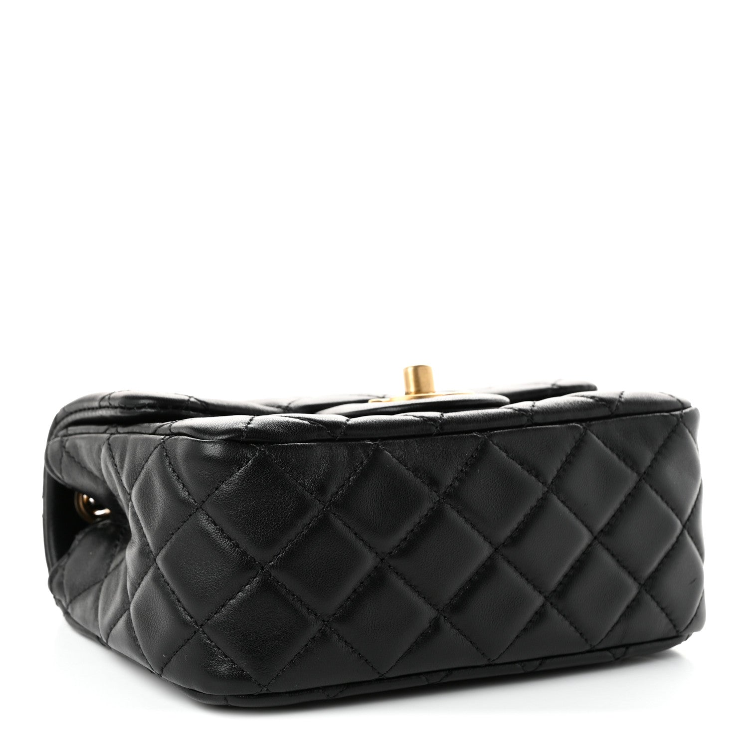 Chanel Lambskin Quilted Mini Pearl Crush Flap Black 3 of 10