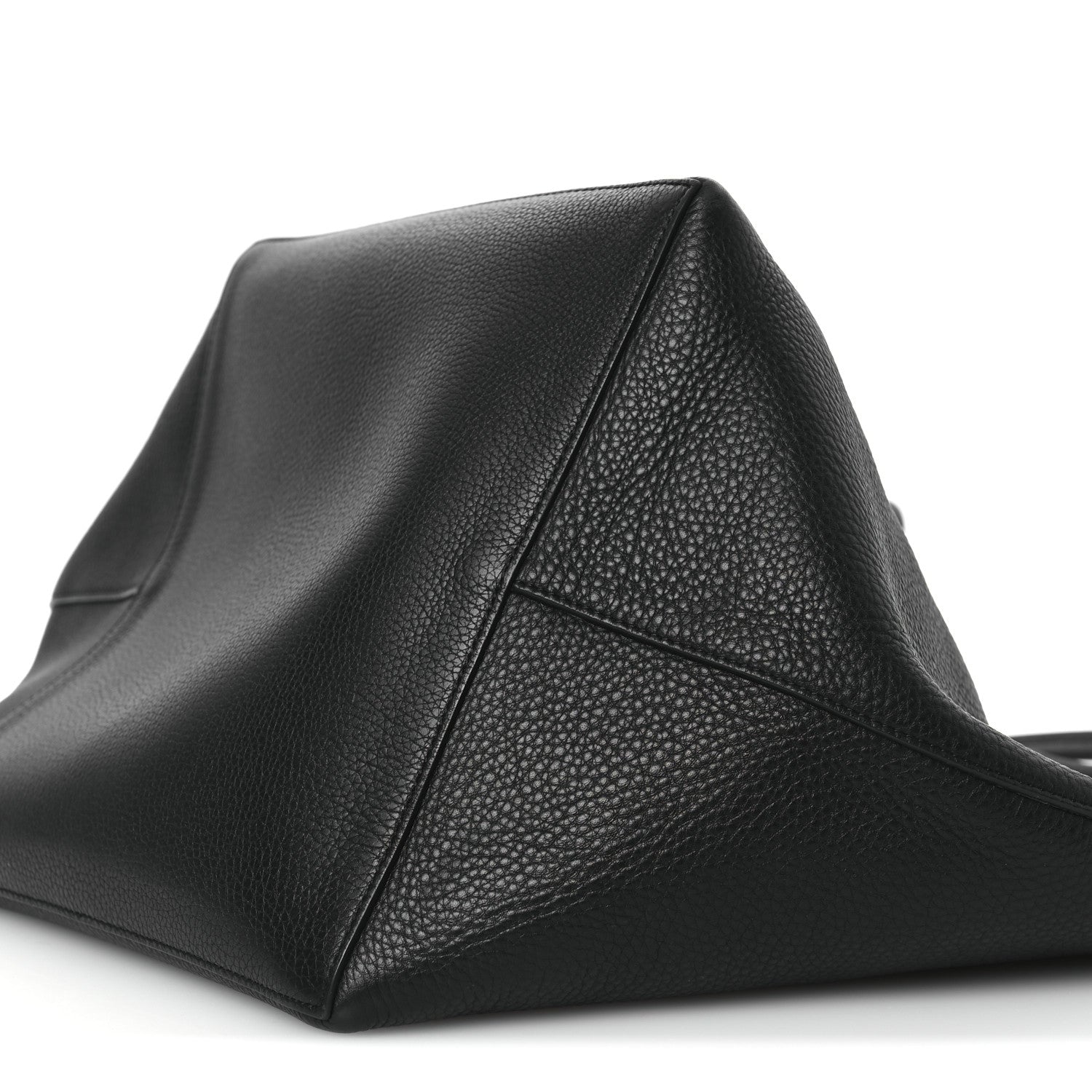 The Row Grained Calfskin Park Tote Three Black 10 of 11