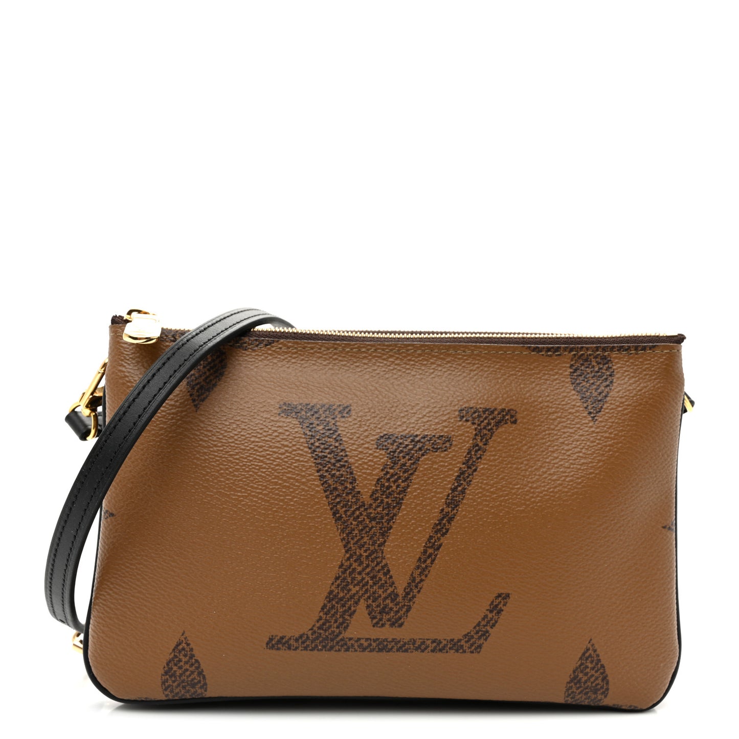 Reverse Monogram Giant Double Zip Pochette