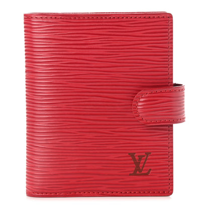 Louis Vuitton Epi Mini Agenda Cover Castillan Red 1 of 7