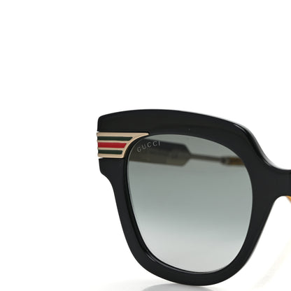Gucci Acetate Square Frame Web Sunglasses GG0281SA Black 5 of 8