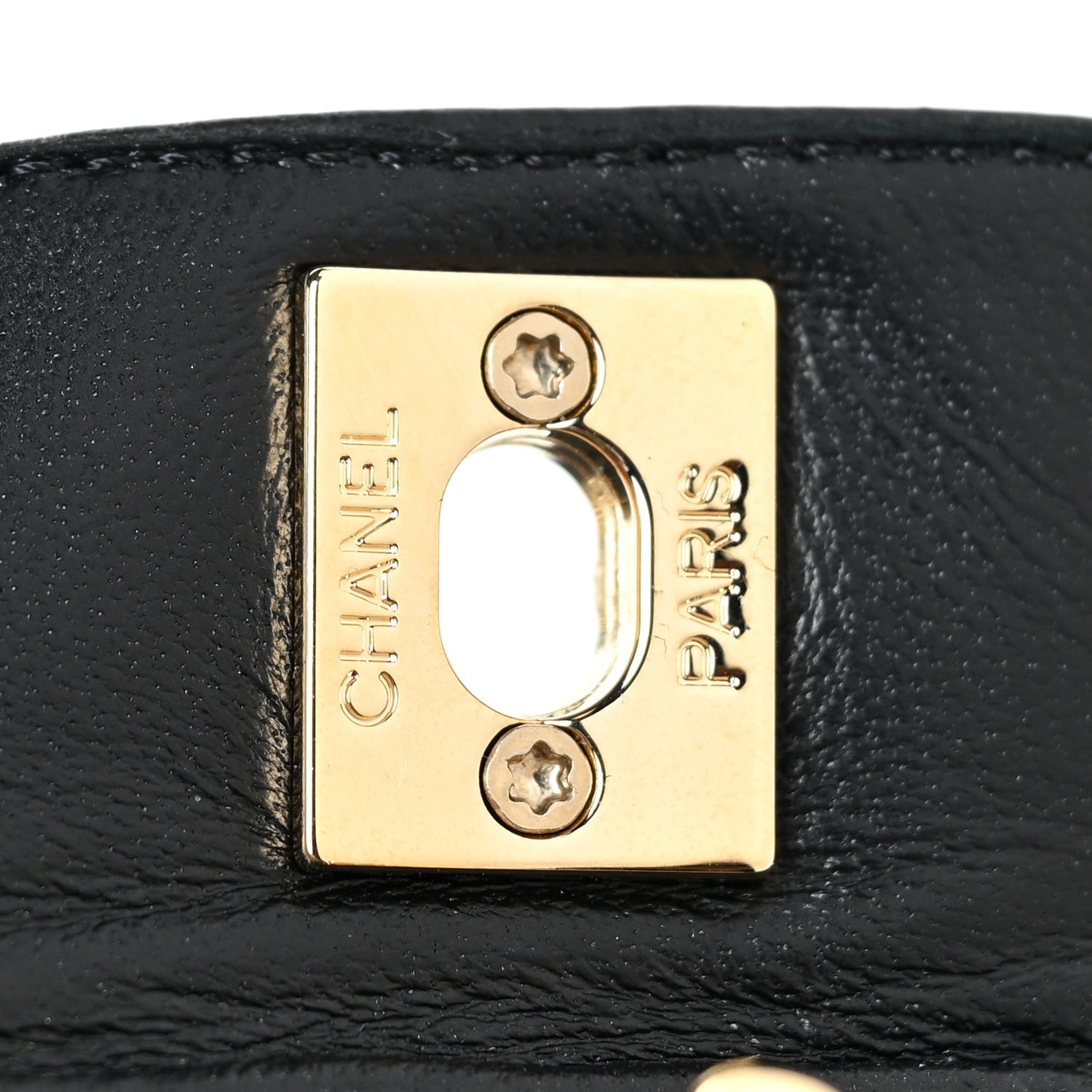 Chanel Lambskin Quilted CC Turnlock Sandals 36.5 Black 14 of 15