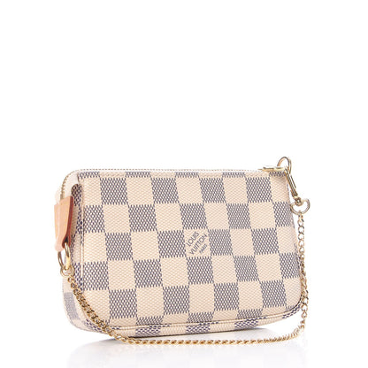 Louis Vuitton Damier Azur Mini Pochette Accessories 3 of 8