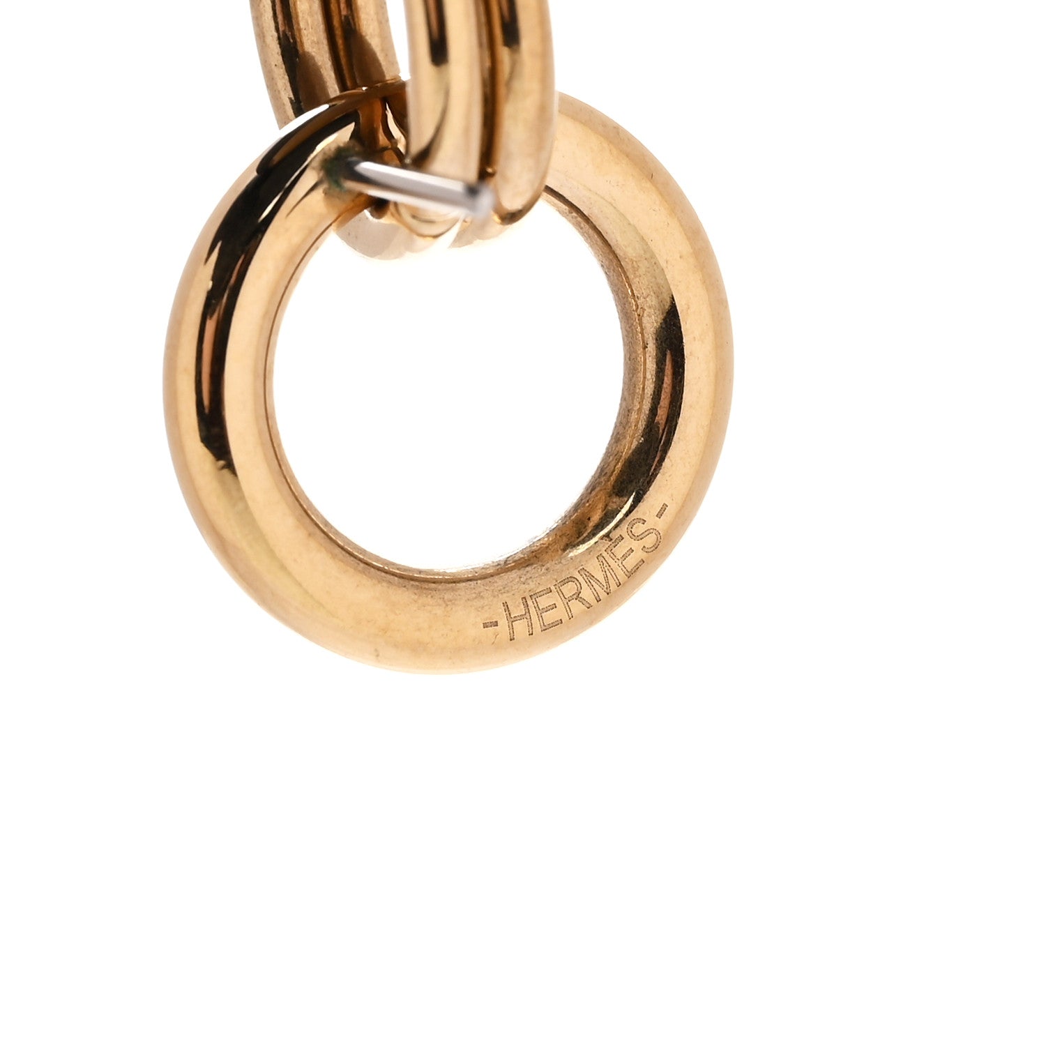 Hermes Permabrass Horn Small Eurydice Earrings 1783002 – FASHIONPHILE