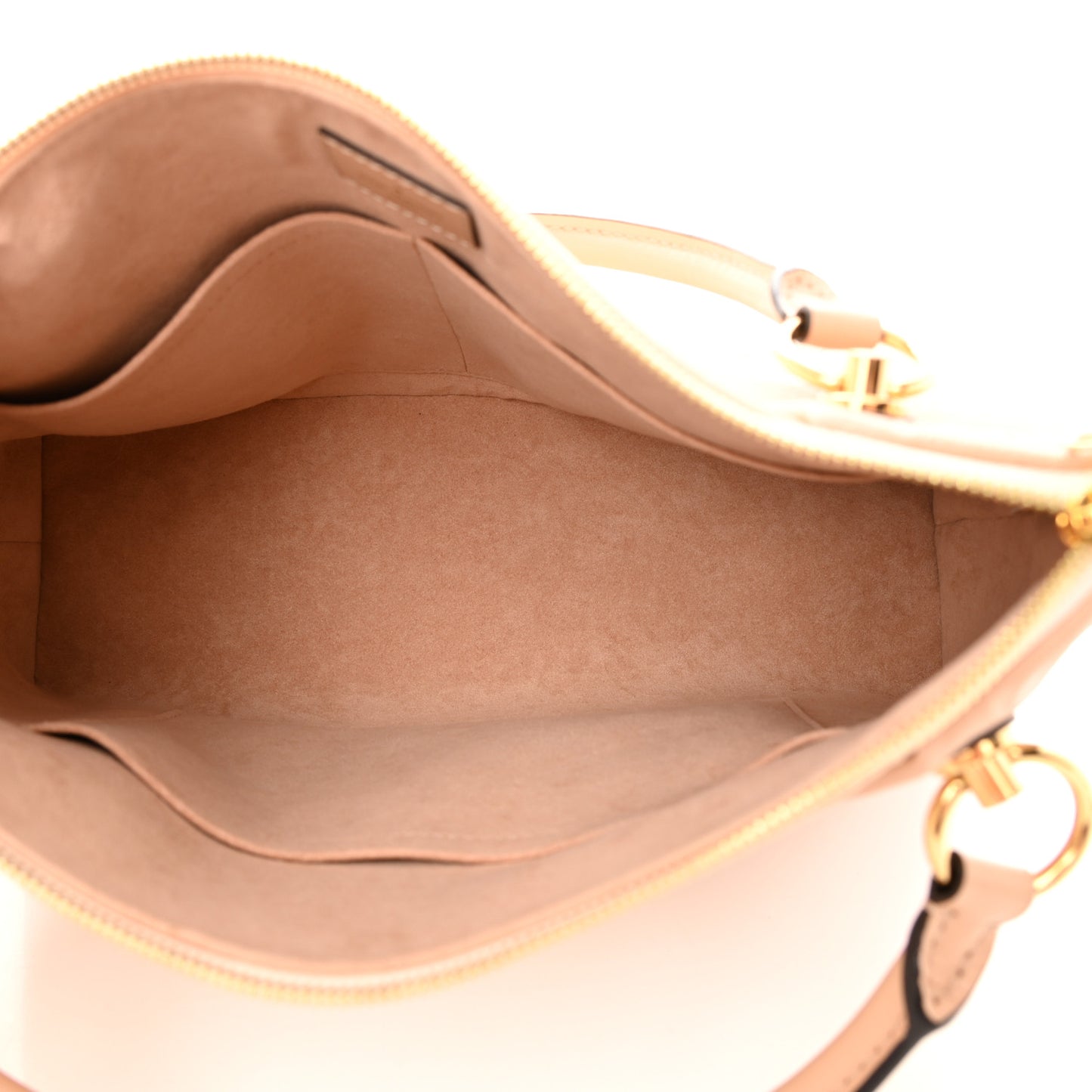 Empreinte V Tote MM Beige Rose Creme