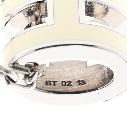 Hermes Palladium Mini Pop H Pendant Necklace Jaune Soufre Pale 6 of 6
