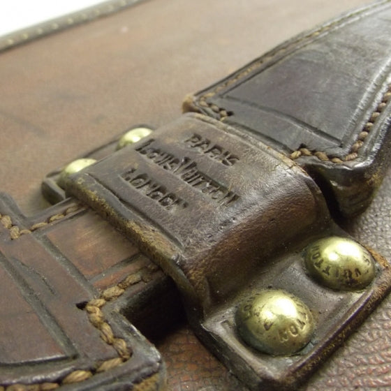 Antique Shoe Trunk - Canvas Cover