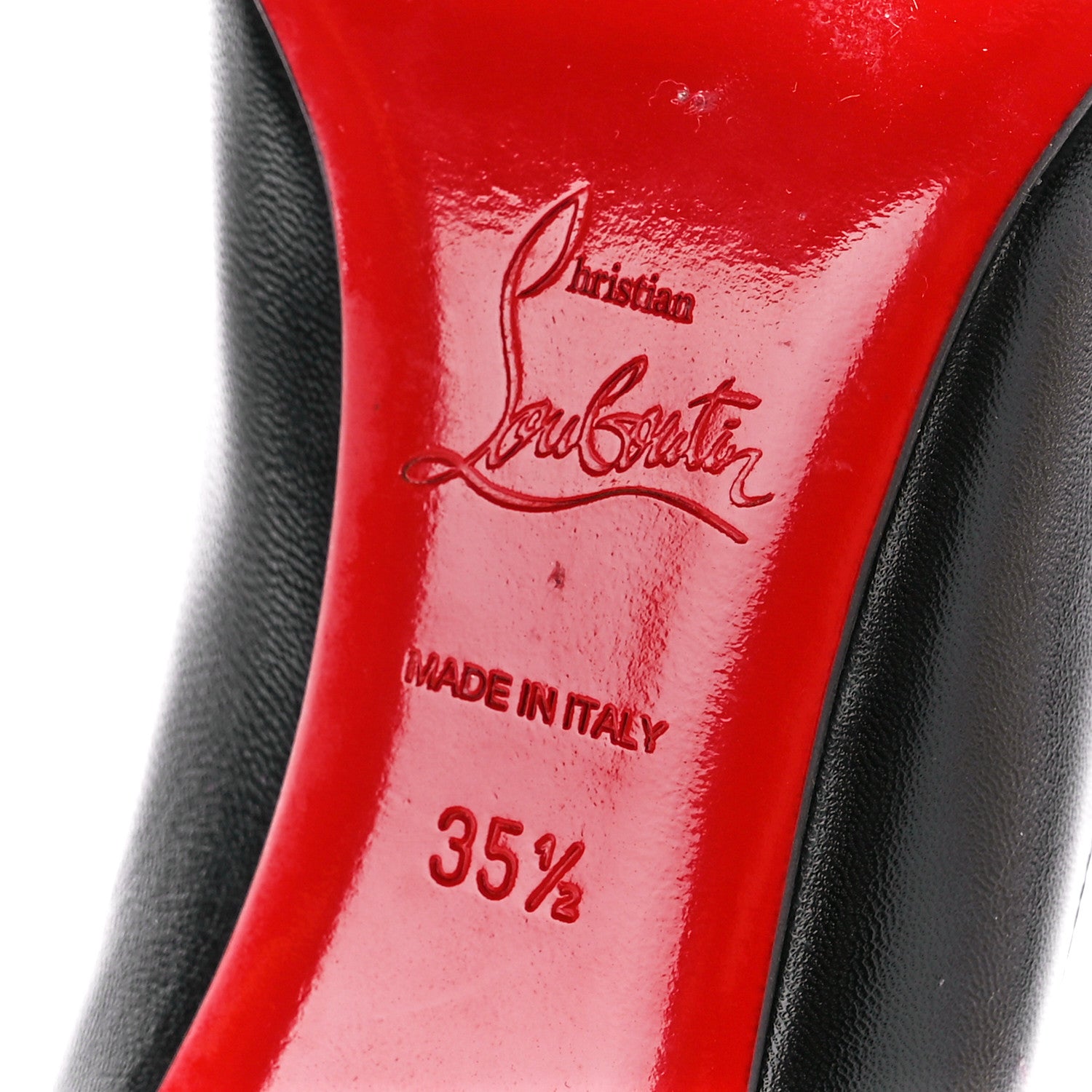 Christian Louboutin Nappa New Decoltissimo 70 Pumps 35.5 Black 6 of 9