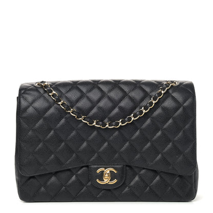 Chanel Caviar Quilted Maxi Double Flap Black 1 of 5