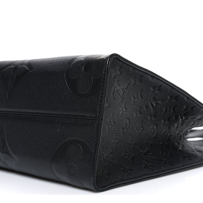 Louis Vuitton Empreinte Monogram Giant Onthego MM Black 9 of 9
