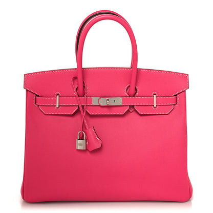 Hermes Epsom Birkin 35 Rose Tyrien 1 of 13