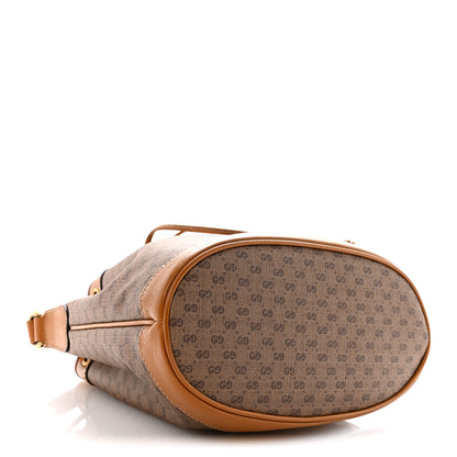 Gucci X DISNEY Mini Vintage GG Supreme Monogram Bucket Bag Beige Vintage Sun Oil 4 of 11