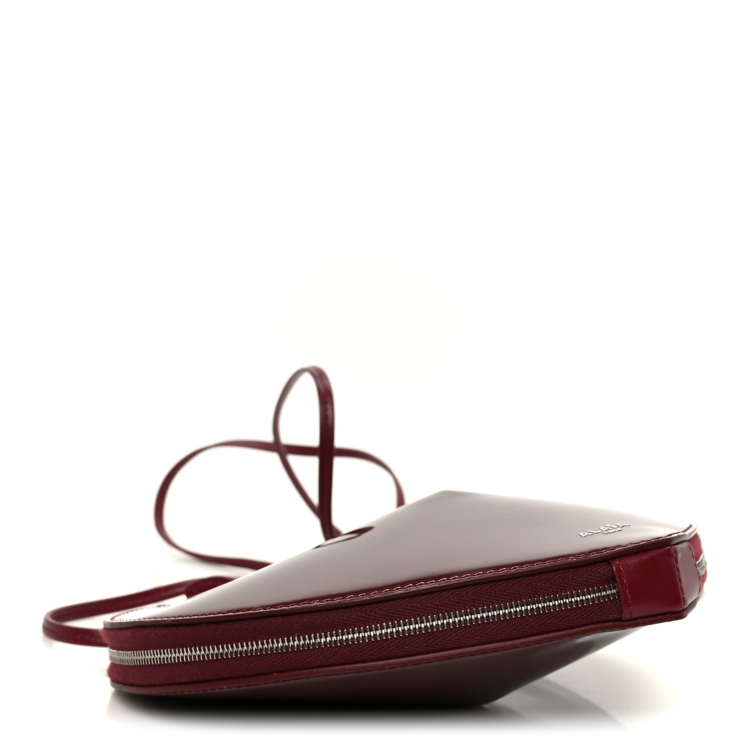 Alaia Patent Calfskin Le Coeur Bag Garnet Red 4 of 9