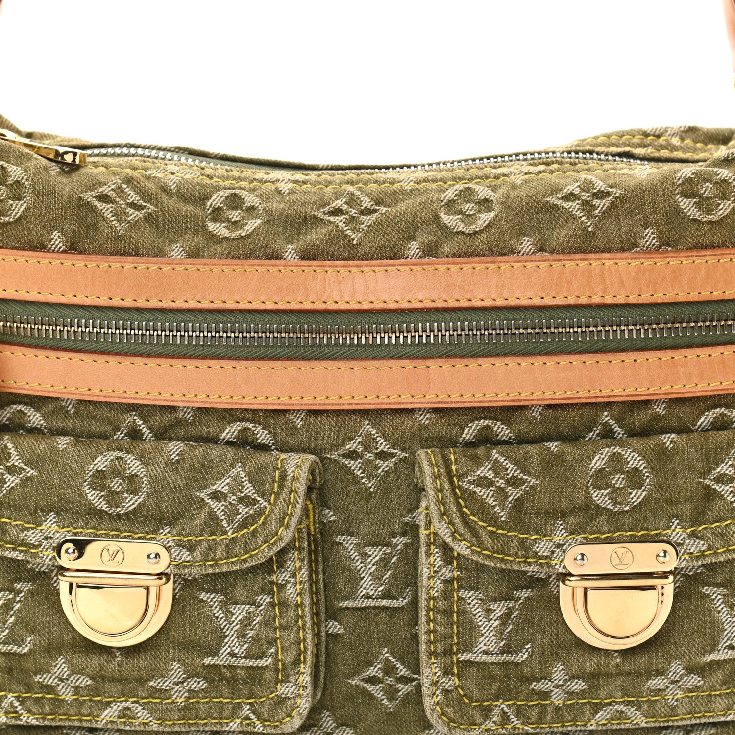 Louis Vuitton Denim Baggy PM Lichen 7 of 9