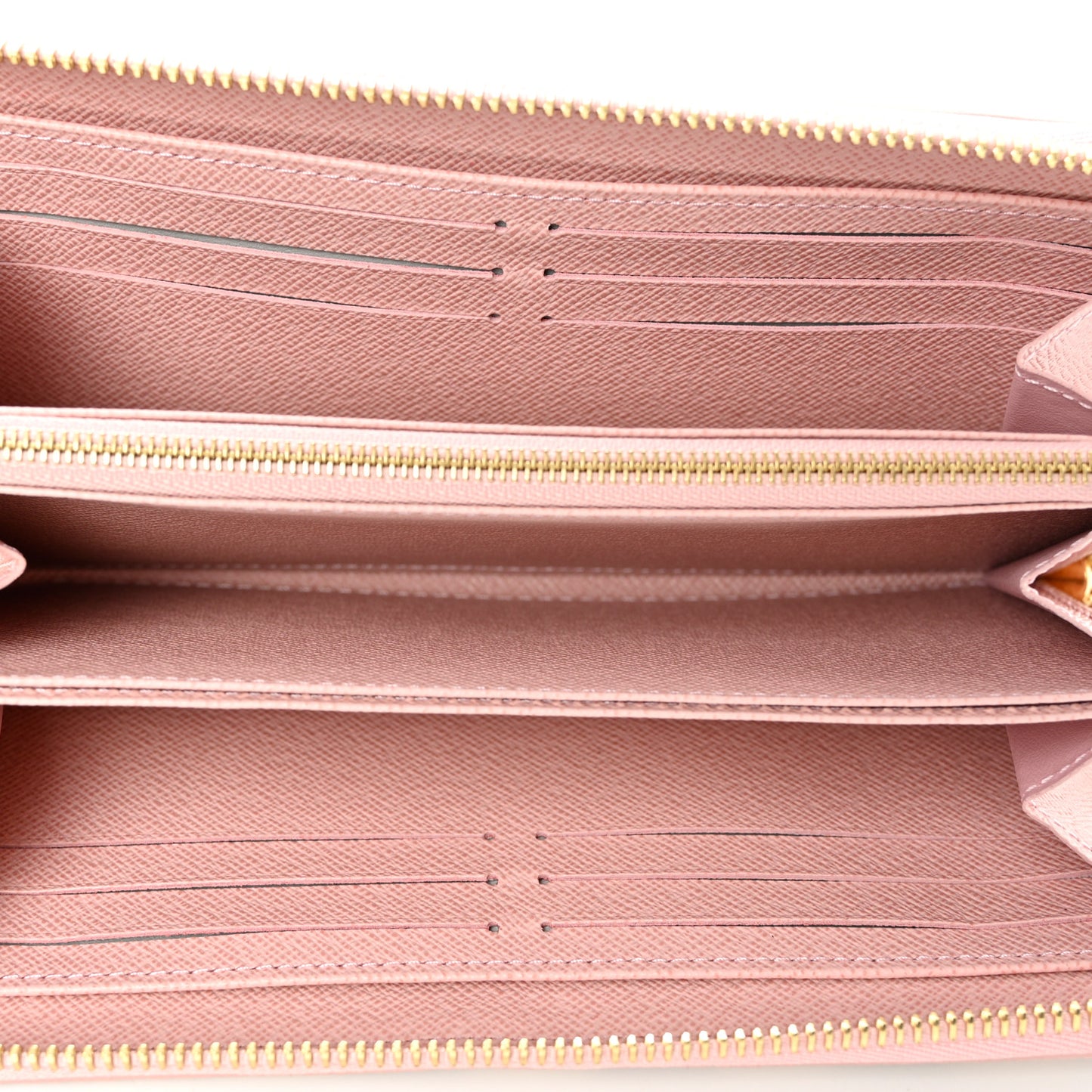 Damier Azur Zippy Wallet Rose Ballerine