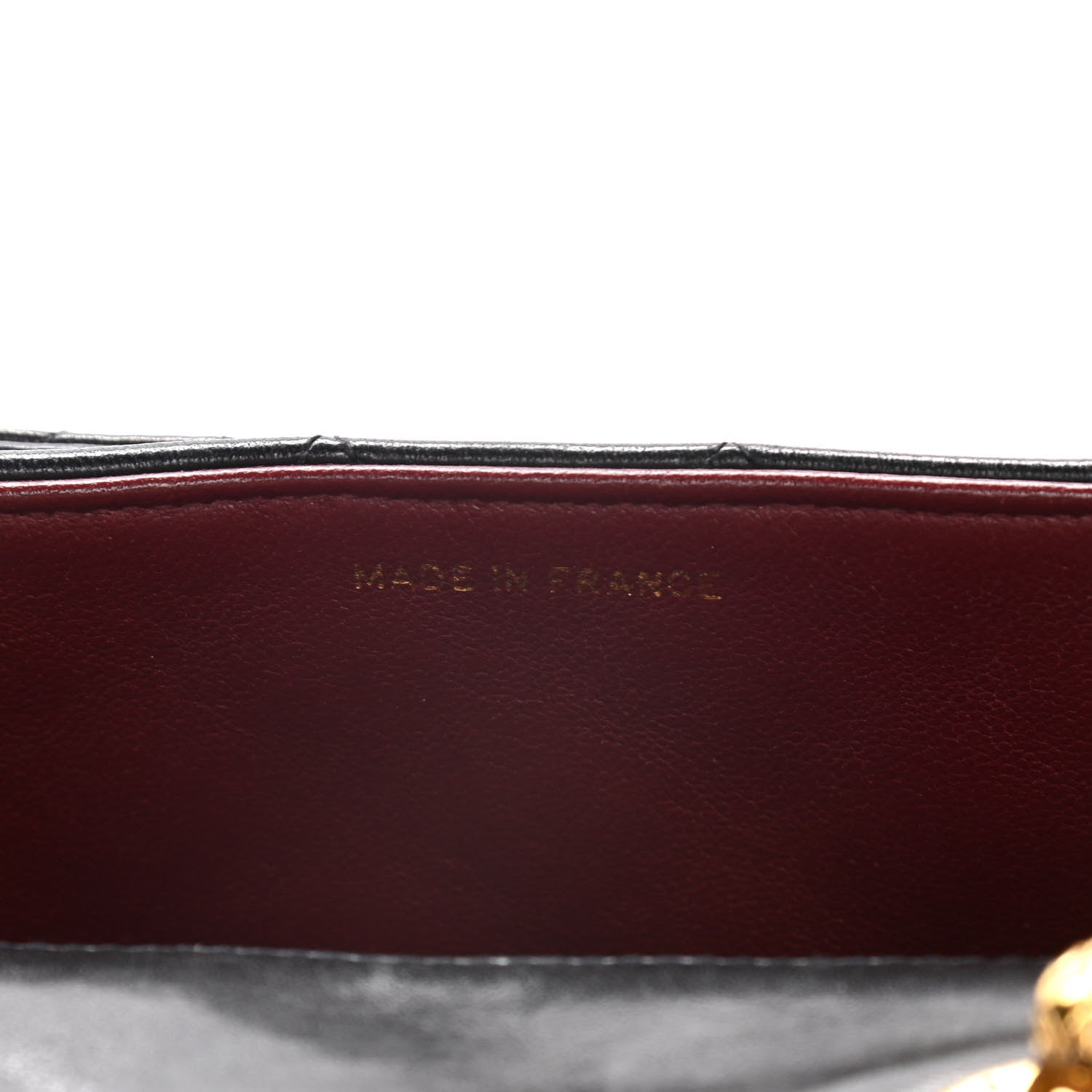 Chanel Lambskin Quilted Mini Square Flap Black 6 of 11