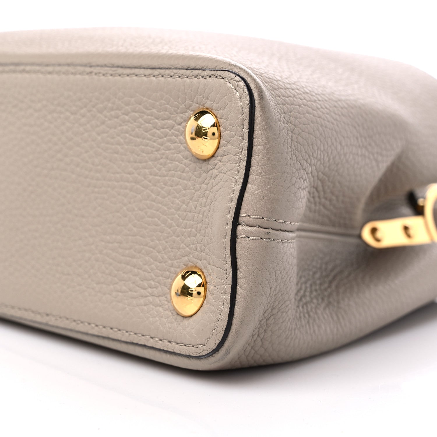 Louis Vuitton Taurillon Capucines PM Galet 8 of 11