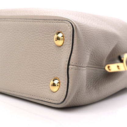 Louis Vuitton Taurillon Capucines PM Galet 8 of 11