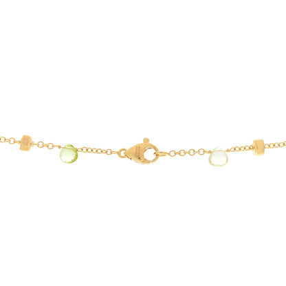 Marco Bicego 18K Yellow Gold Paradise Pearl Multi Gemstone Paradise Necklace 3 of 3