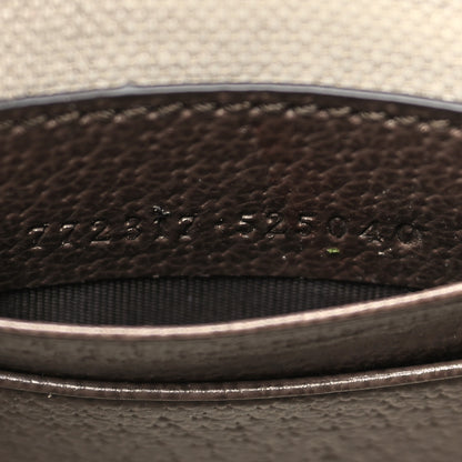 Gucci GG Supreme Monogram Textured Dollar Calfskin Web Super Mini Ophidia Mini Tote Bag Beige Ebony New Acero 7 of 10