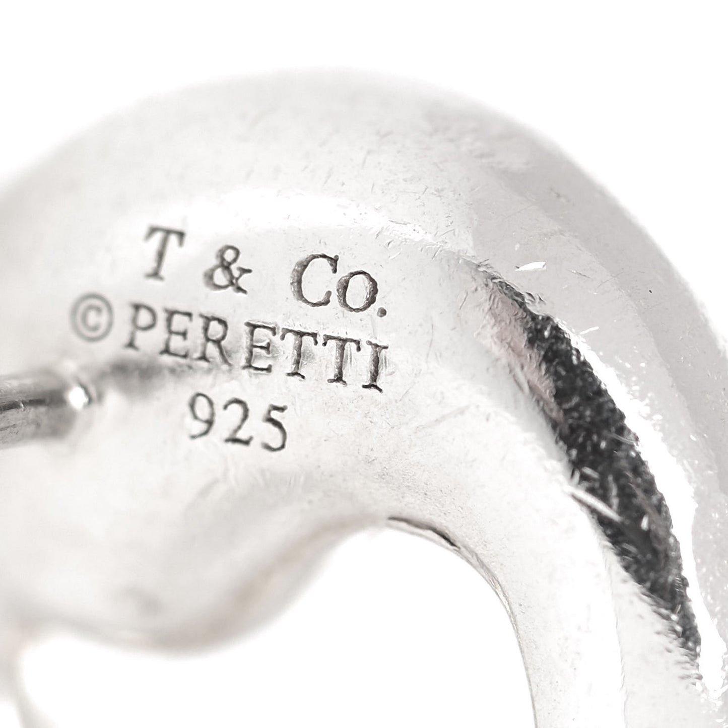 Sterling Silver 11mm Elsa Peretti Eternal Circle Earrings
