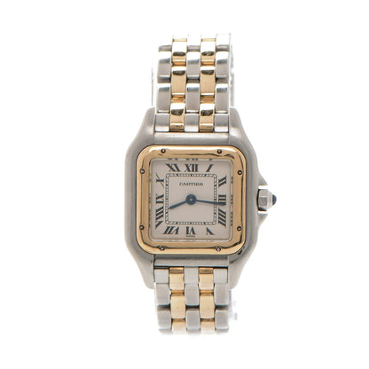 Cartier Stainless Steel 18K Yellow Gold 22mm Panthere Quartz Watch 1 of 7