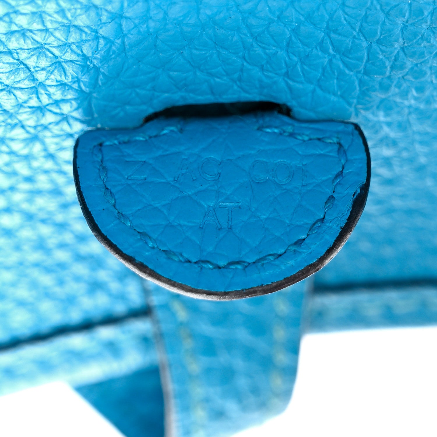 Hermes Taurillon Clemence Evelyne TPM Bleu Zanzibar 7 of 11
