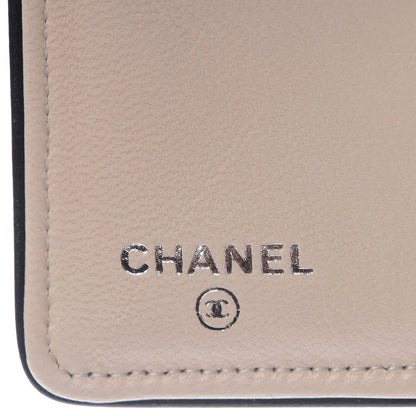 Chanel Lambskin Yen Wallet White 6 of 9