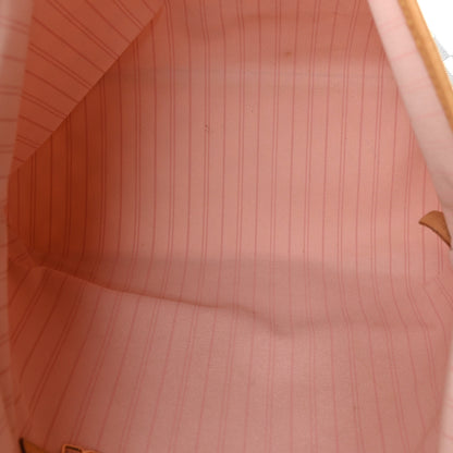 Louis Vuitton Damier Azur Delightful MM Rose Ballerine 5 of 9