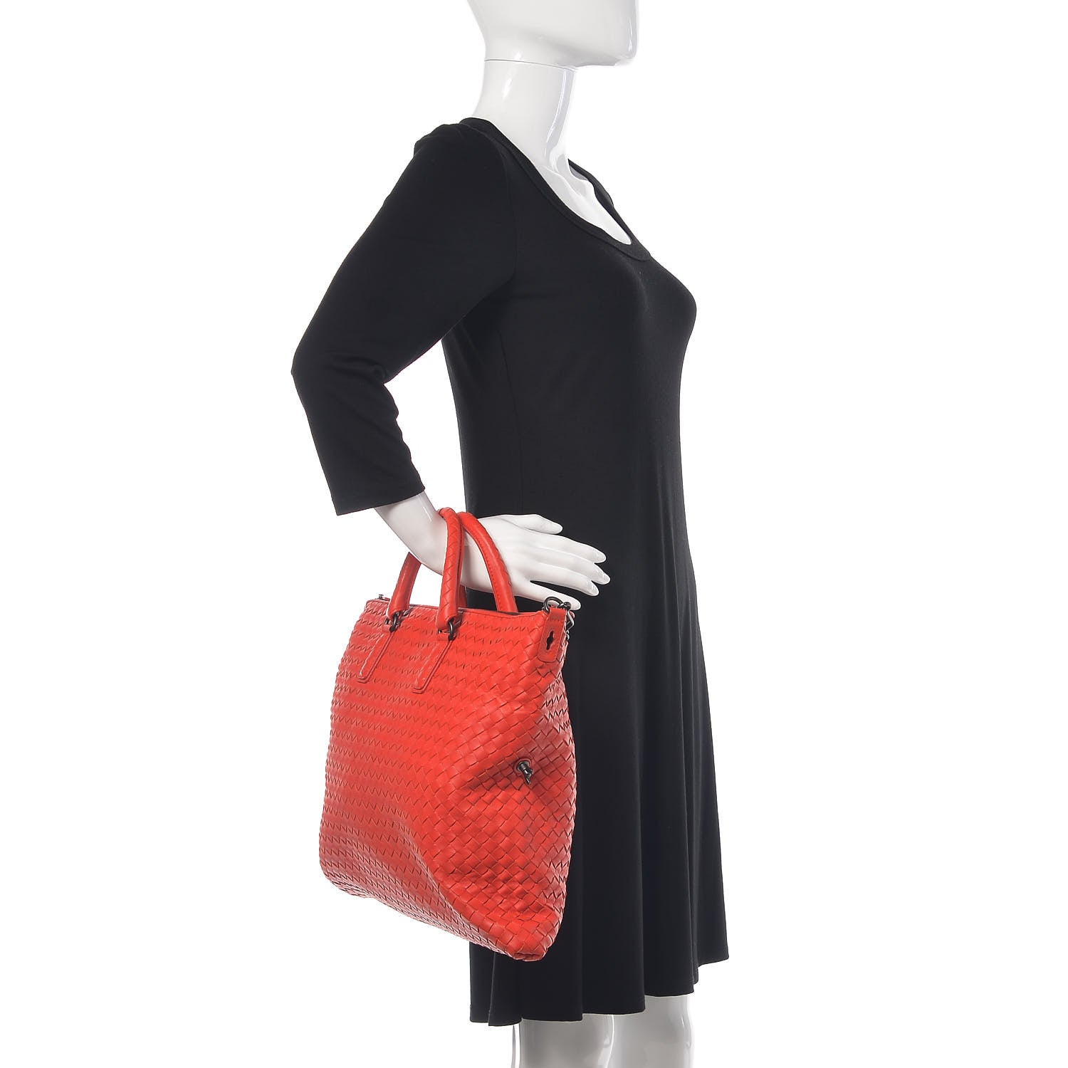Bottega Veneta Nappa Intrecciato Medium Convertible Tote Vesuvio 3 of 11