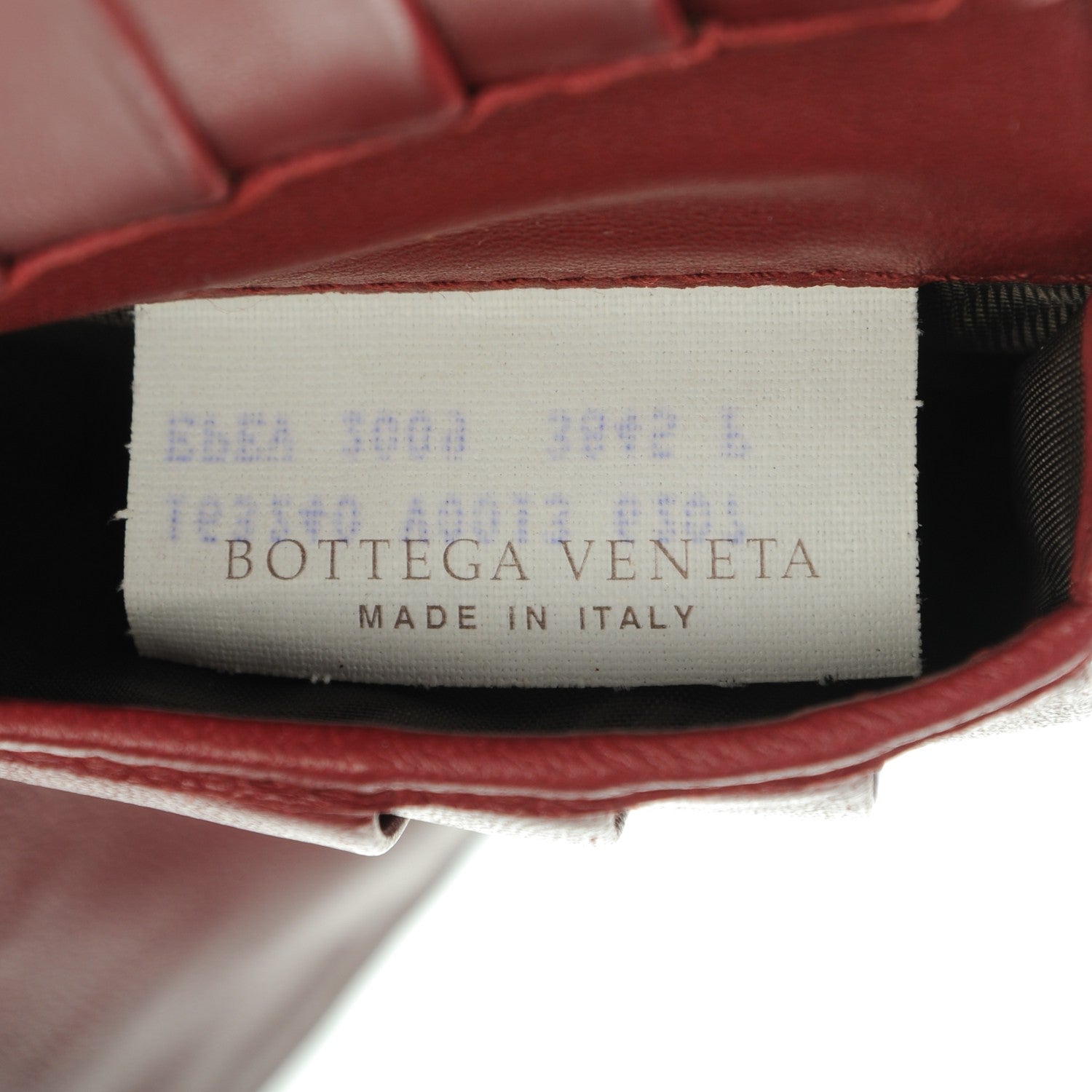 Bottega Veneta Nappa Intrecciato French Flap Wallet Red 7 of 8