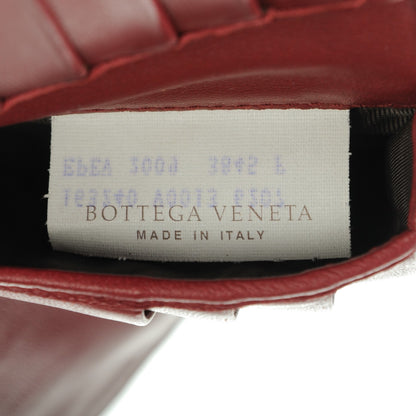 Bottega Veneta Nappa Intrecciato French Flap Wallet Red 7 of 8