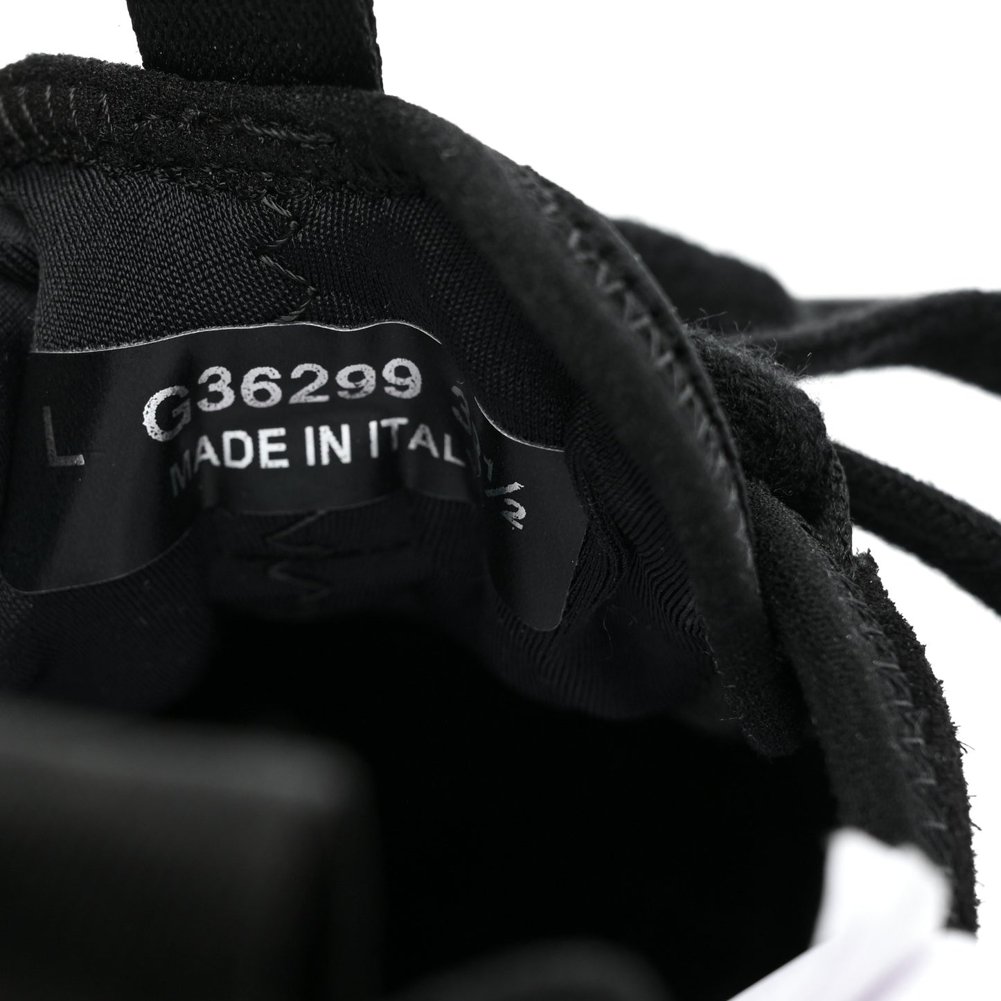 Suede Calfskin Velvet Grosgrain CC Sneakers 38.5 Black