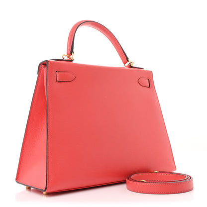 Hermes Epsom Kelly Sellier 28 Rose Jaipur 3 of 13