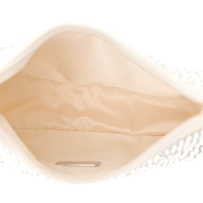 Prada Satin Crystal Mini Re-Edition 2000 Bag White 5 of 11
