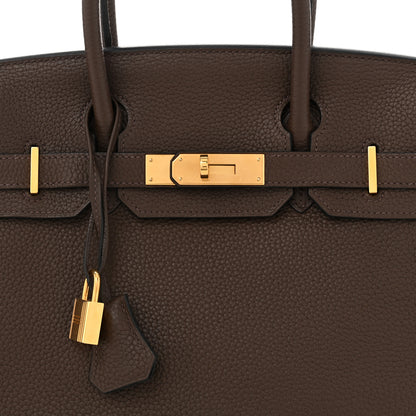 Hermes Togo Birkin 30 Chocolate 8 of 10